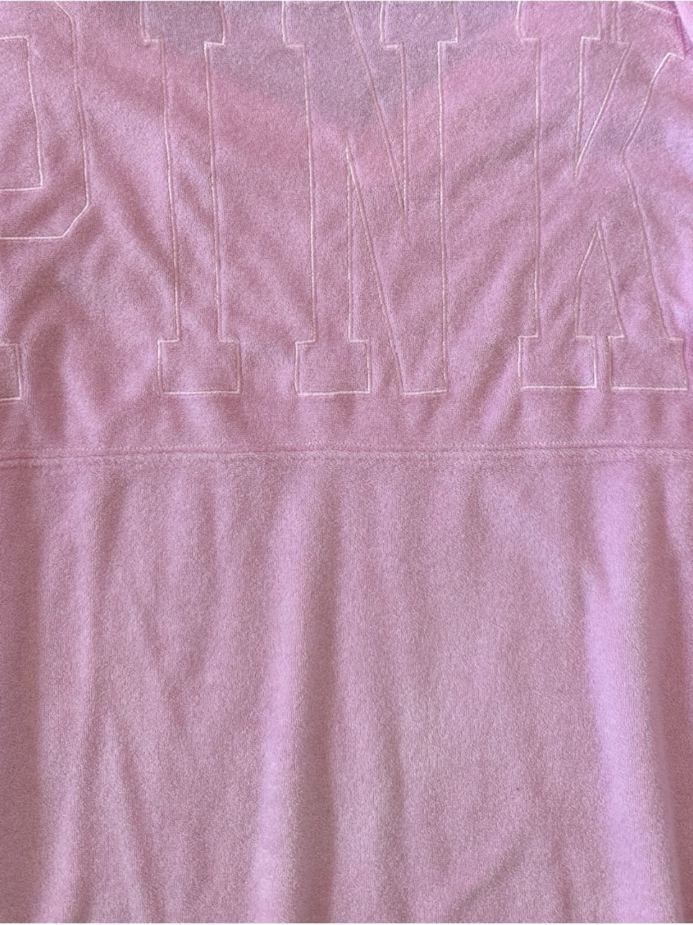 PINK Victoria's Secret Soft Pink V-Neck Long Sleeve Top - Picture 5 of 5